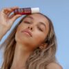 Ava Isa Sun-è-Serum Drops SPF 35 Sunscreen is 100% transparent on all skin tones.
