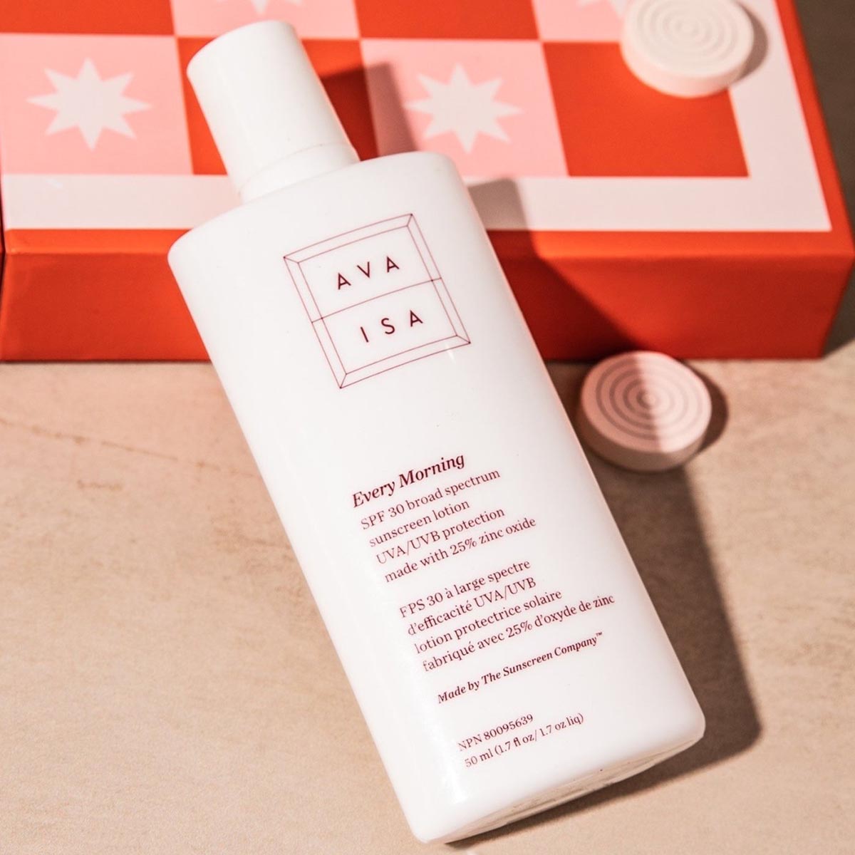 Ava Isa Every Morning Sunscreen SPF 30 is a sheer all mineral sunscreen.