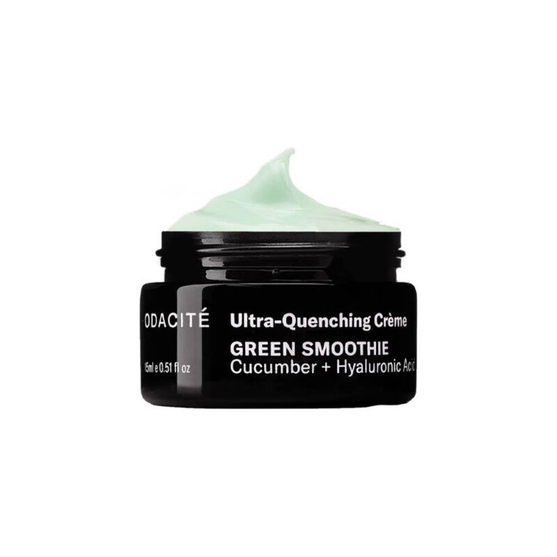 Shop Odacite Skincare Green Smoothie Ultra Quenching Creme in travel size mini at Inspire Beauty.