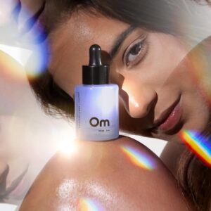 Om Organics Passionflower + Cherry Harmony Personal Serum formula encourages increased libido and calming effects while soothing and hydrating skin.
