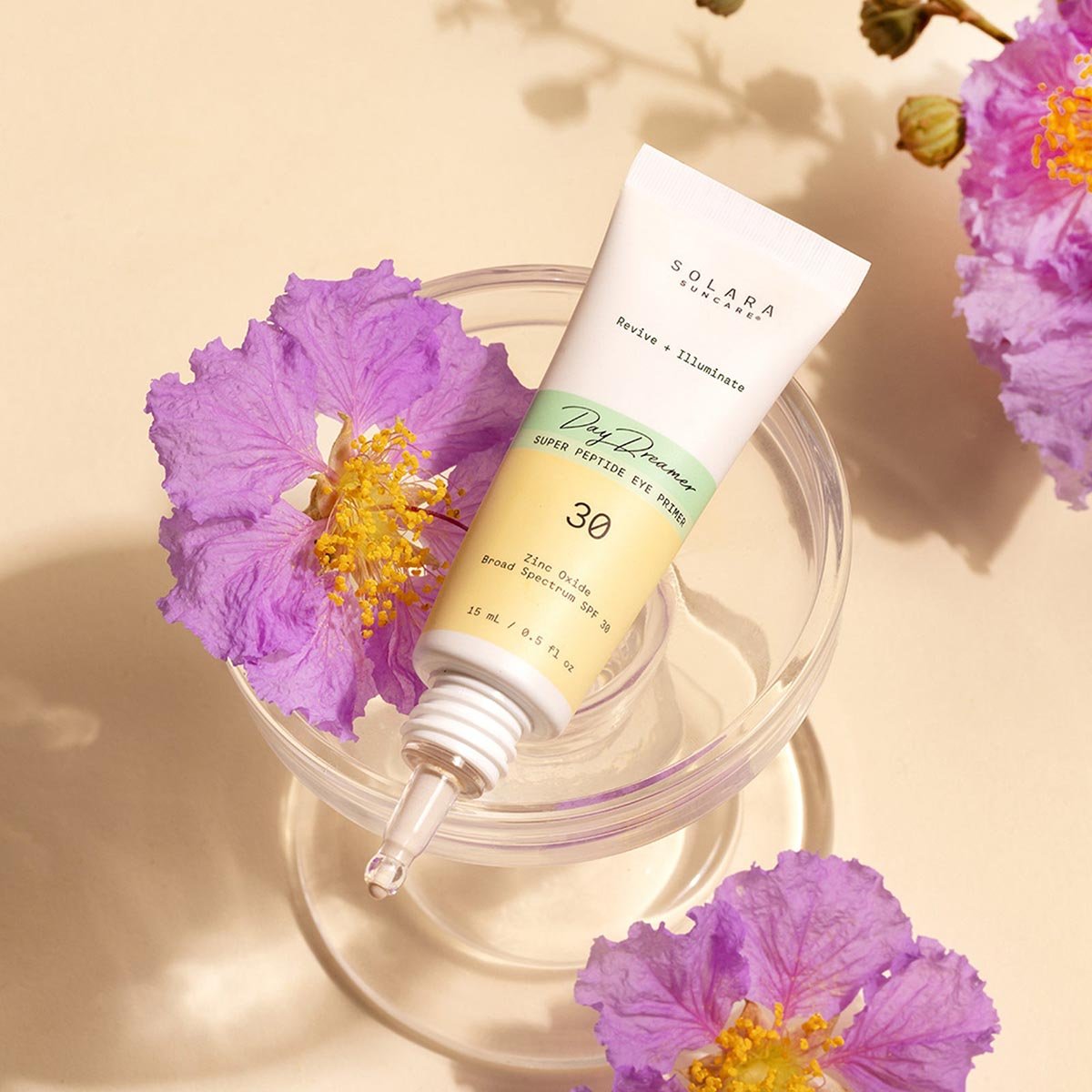 Shop Solara Suncare Day Dreamer Super Peptide Eye Primer SPF 30 at Inspire Beauty.