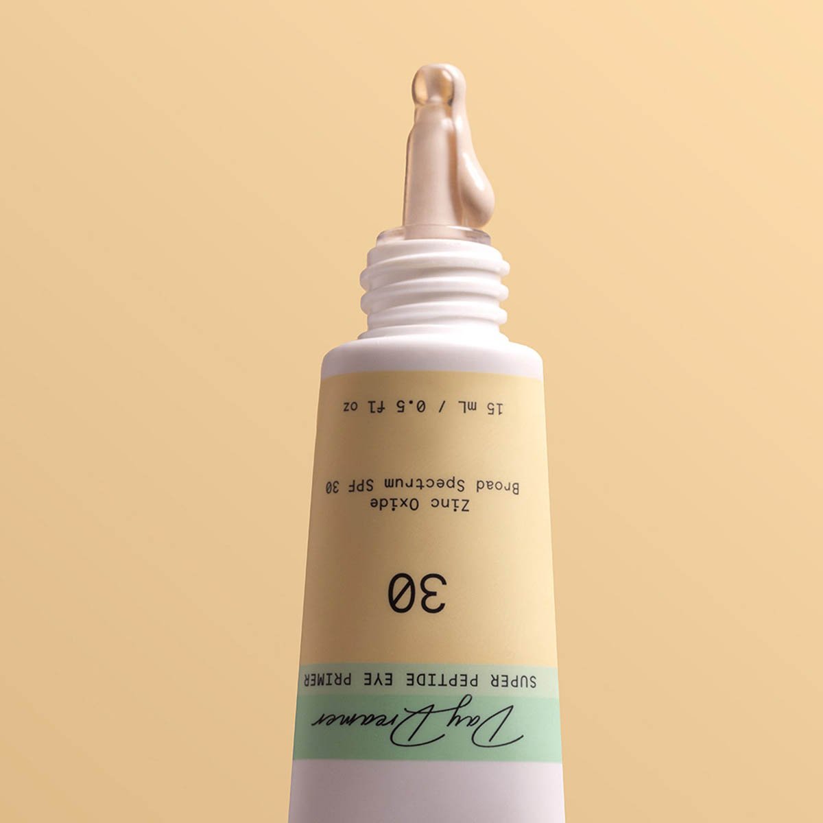 Solara Suncare Day Dreamer Super Peptide Eye Primer SPF 30 is like an iced latte for tired eyes, this cooling and creaseless eye priming serum with mineral-only SPF 30 visibly plumps, illuminates and protects.