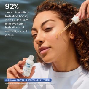 Three Ships Jelly Drops Kakadu Plum + Mushroom Hyaluronic Acid Serum is a jelly-like hyaluronic acid serum that works overtime to replenish moisture and brighten skin tone, resulting in dewy, glowing skin.