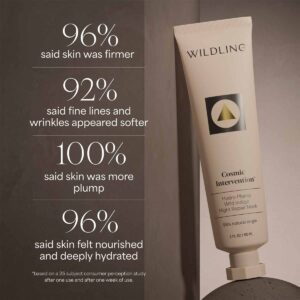 Wildling Cosmic Intervention Night Repair Mask is an anti-aging, hydrating night mask for firmer, softer, and more radiant skin.