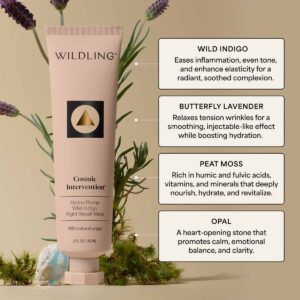 Wildling Cosmic Intervention Night Repair Mask is an overnight wrinkle-relaxing treatment.