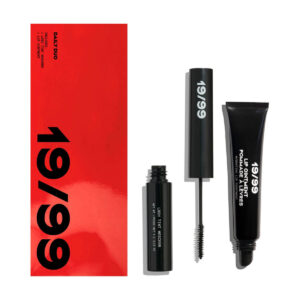 Shop 19/99 Daily Duo at Inspire Beauty, a limited edition set containing 19/99 Lip Ointment Hydrating Lip Treatment and Lash Tint Mascara in shade Black.