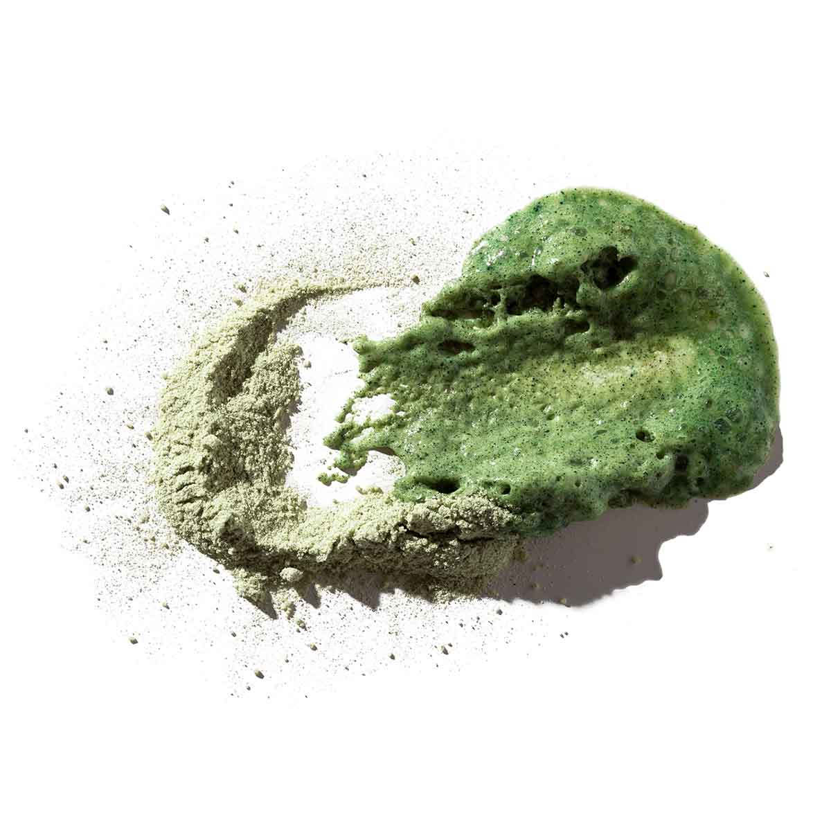 Odacité Green Ceremony Matcha Powder Cleanser is a powder-to-foam cleanser that reveals visibly fresher and brighter skin.