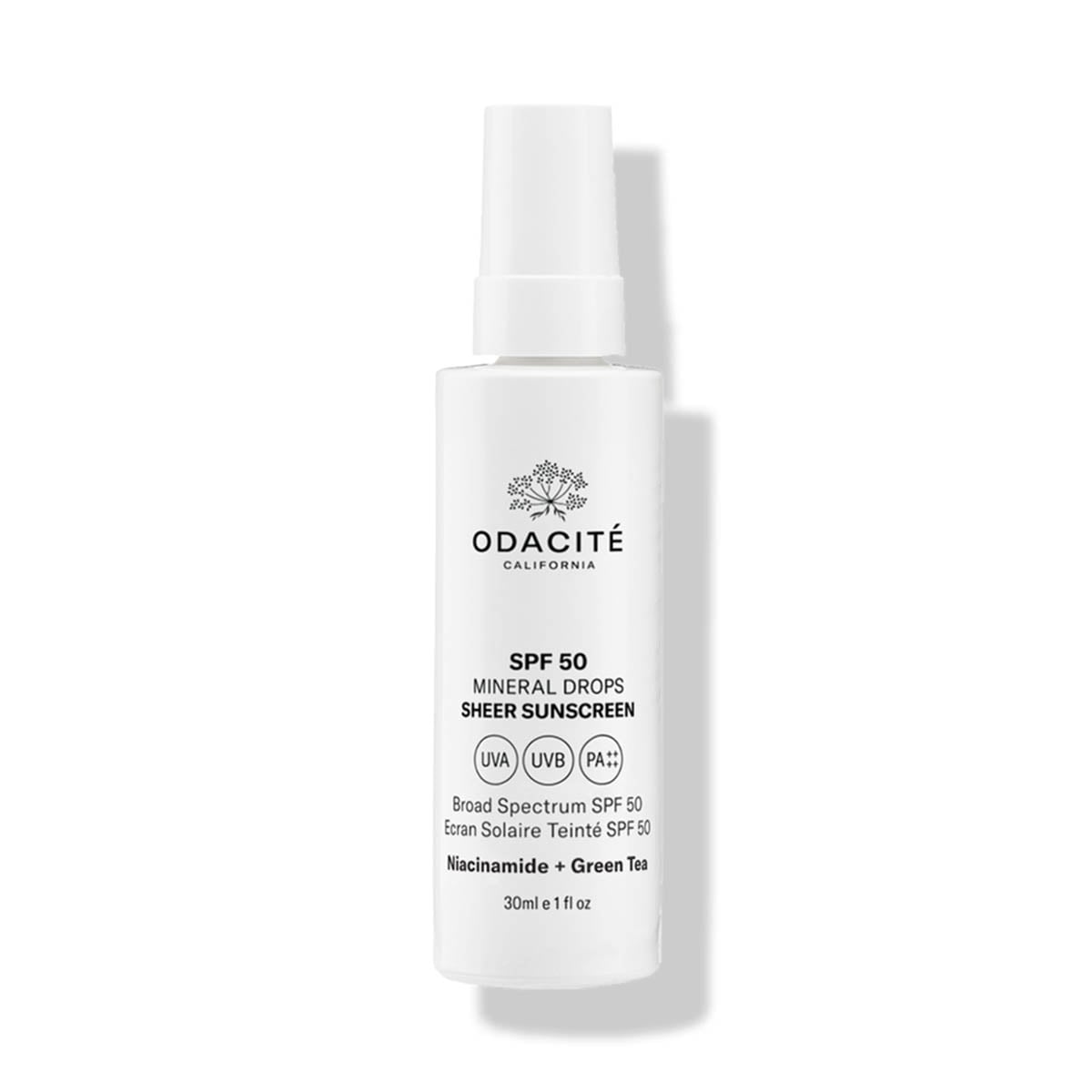 Shop Odacité SPF 50 Mineral Drops Sheer Sunscreen at Inspire Beauty.