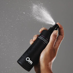 Om Lavender + Lemongrass Essential Summer Spray is a natural bug spray to face summer nights feeling well guarded, chemical free and freshly scented.