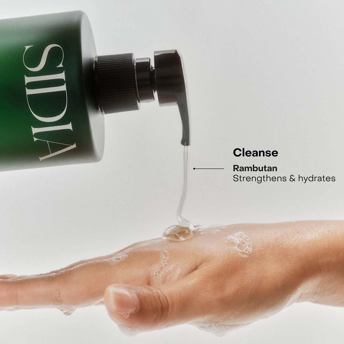 SIDIA Soaked The Wash purifies without stripping, leaving skin soft, smooth, and hydrated.