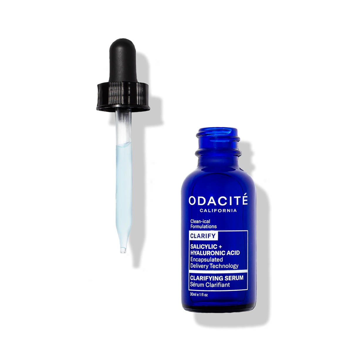 See clear-looking skin fast, with Odacité Salicylic Acid Serum.