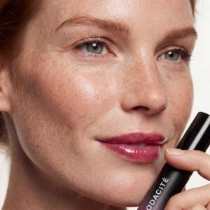 Odacité SPF 40 Nourishing Lip Serum in shade Bubblegum available at Inspire Beauty.