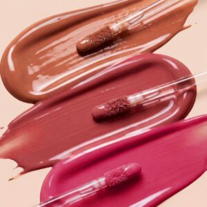 Swatches of Odacite SPF 40 Nourishing Lip Serum available at Inspire Beauty.