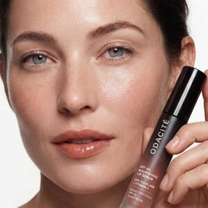 Odacité SPF 40 Nourishing Lip Serum in shade True Nude available at Inspire Beauty.