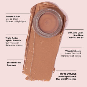Odacité SPF 50 Color Balm in shade Bronze Jolie available at Inspire Beauty.