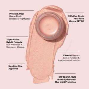 Odacité SPF 50 Color Balm in shade Frosted Petal available at Inspire Beauty.