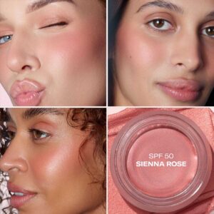 Odacité SPF 50 Color Balm in shade Sienna Rose is a neutral to medium dusty rose with an opaque finish and subtle sheen.