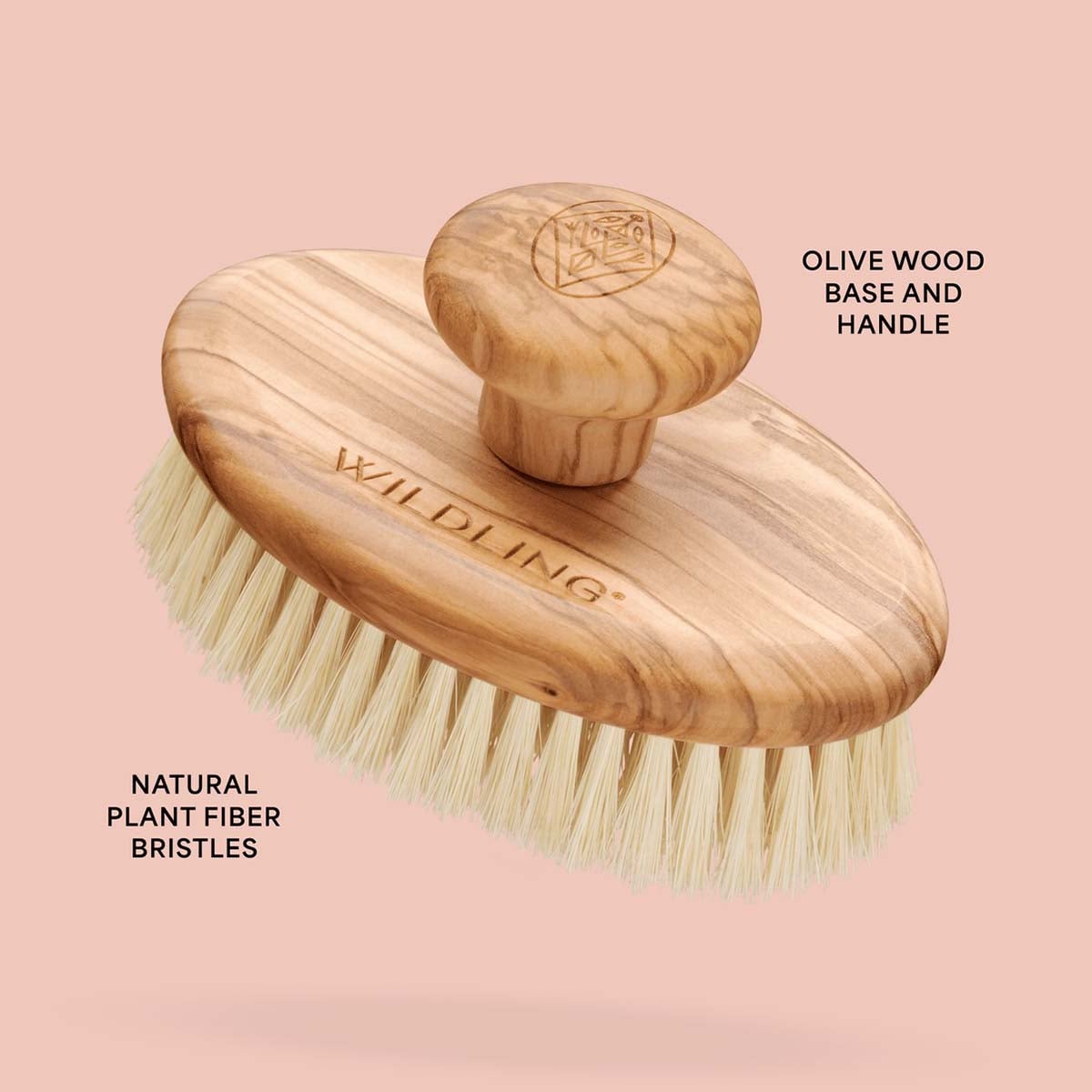 Wildling Aura Sweeper dry body brush available at Inspire Beauty.