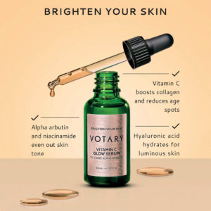 VOTART Vitamin C Glow Serum is an age defying serum powered by a uniquely stable and super effective form of vitamin C.