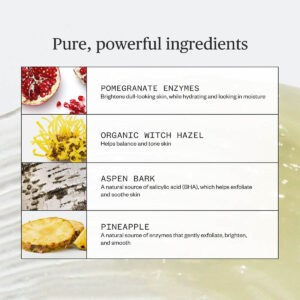 Ursa Major Bright & Easy 3-Minute Flash Mask ingredients.