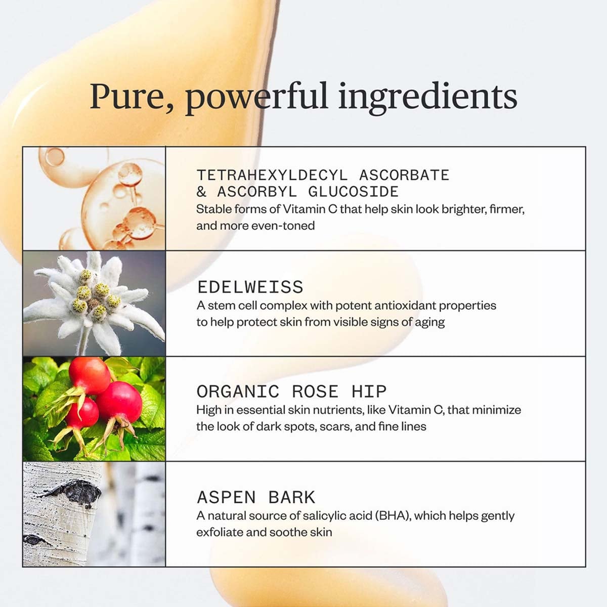 Ursa Major Brighten Up Vitamin C Serum ingredients.