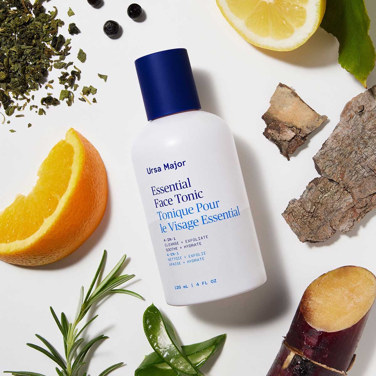 Ursa Major Essential Face Tonic is a face toner that does it all: cleanses, exfoliates, soothes, and hydrates.