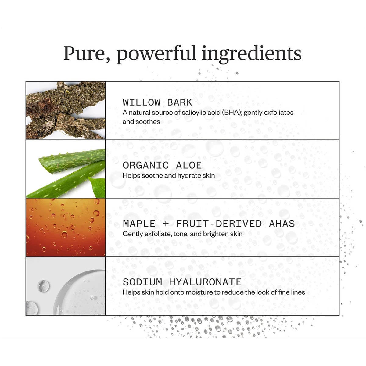 Ursa Major Essential Face Wipes ingredients.