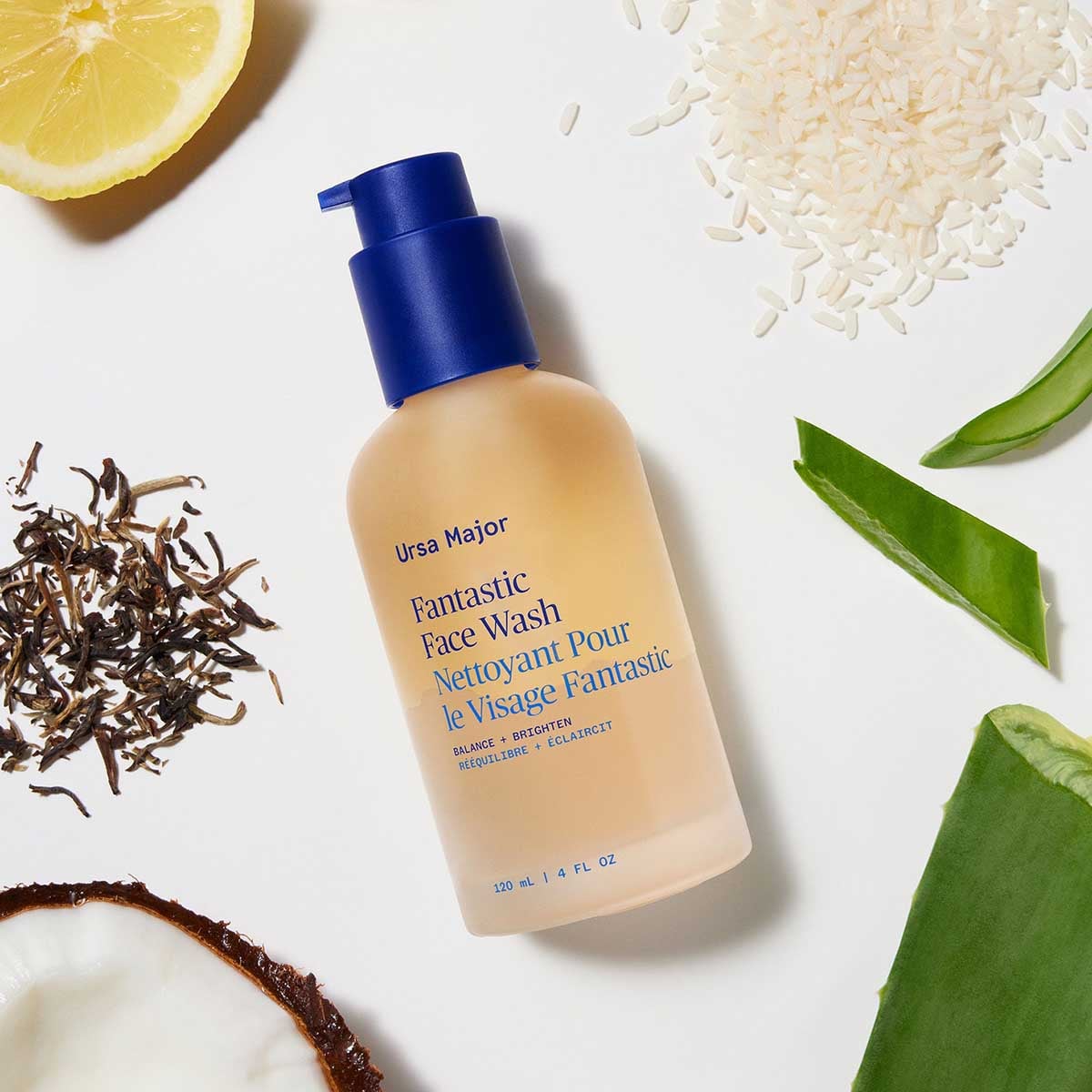 Ursa Major Fantastic Face Wash is an invigorating daily cleanse for smooth, clear, soft skin.