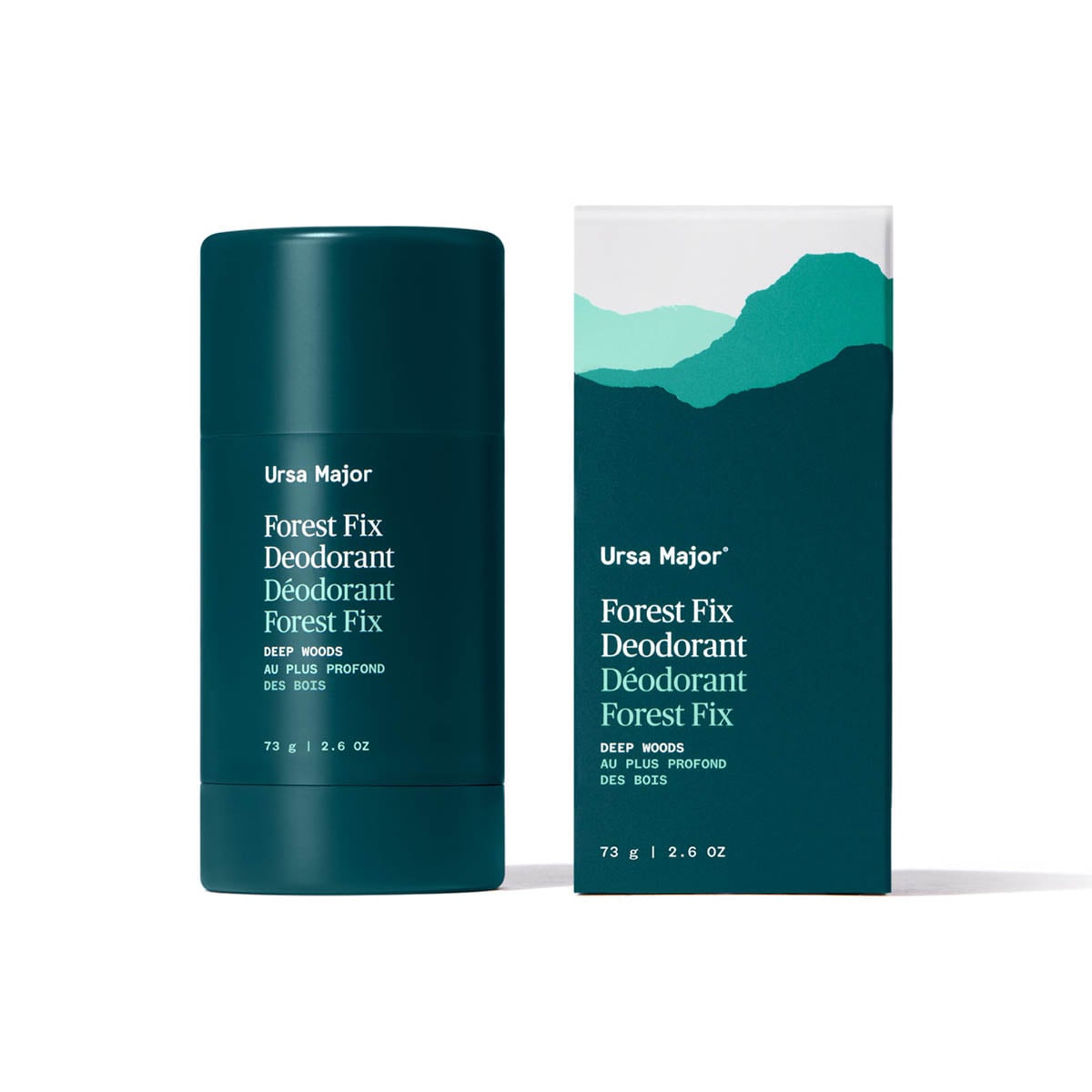 Ursa Major Forest Fix Deodorant is a clean, effective, all natural deodorant available at Inspire Beauty.