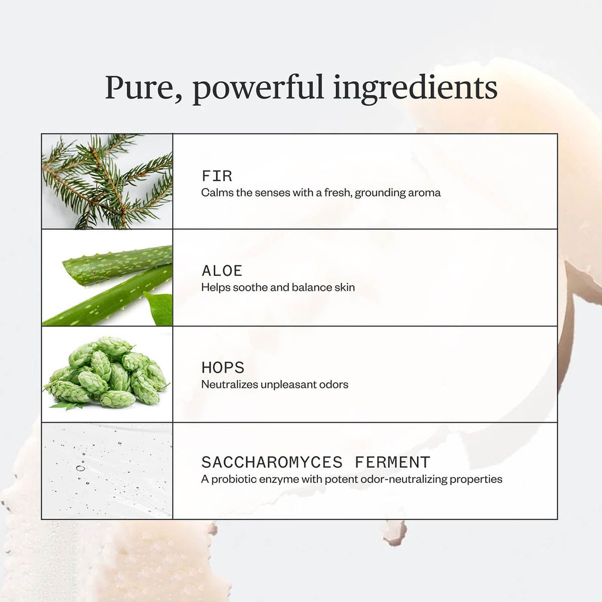 Ursa Major Forest Fix Deodorant is made of all natural ingredients.