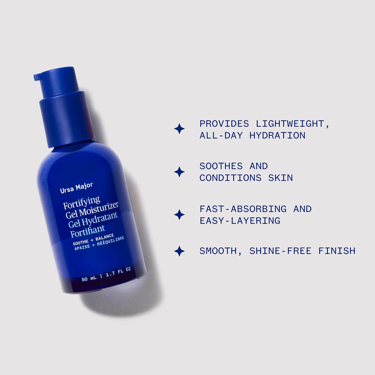 Ursa Major Fortifying Gel Moisturizer is a lightweight gel moisturizer that soothes and balances skin while delivering all-day hydration.