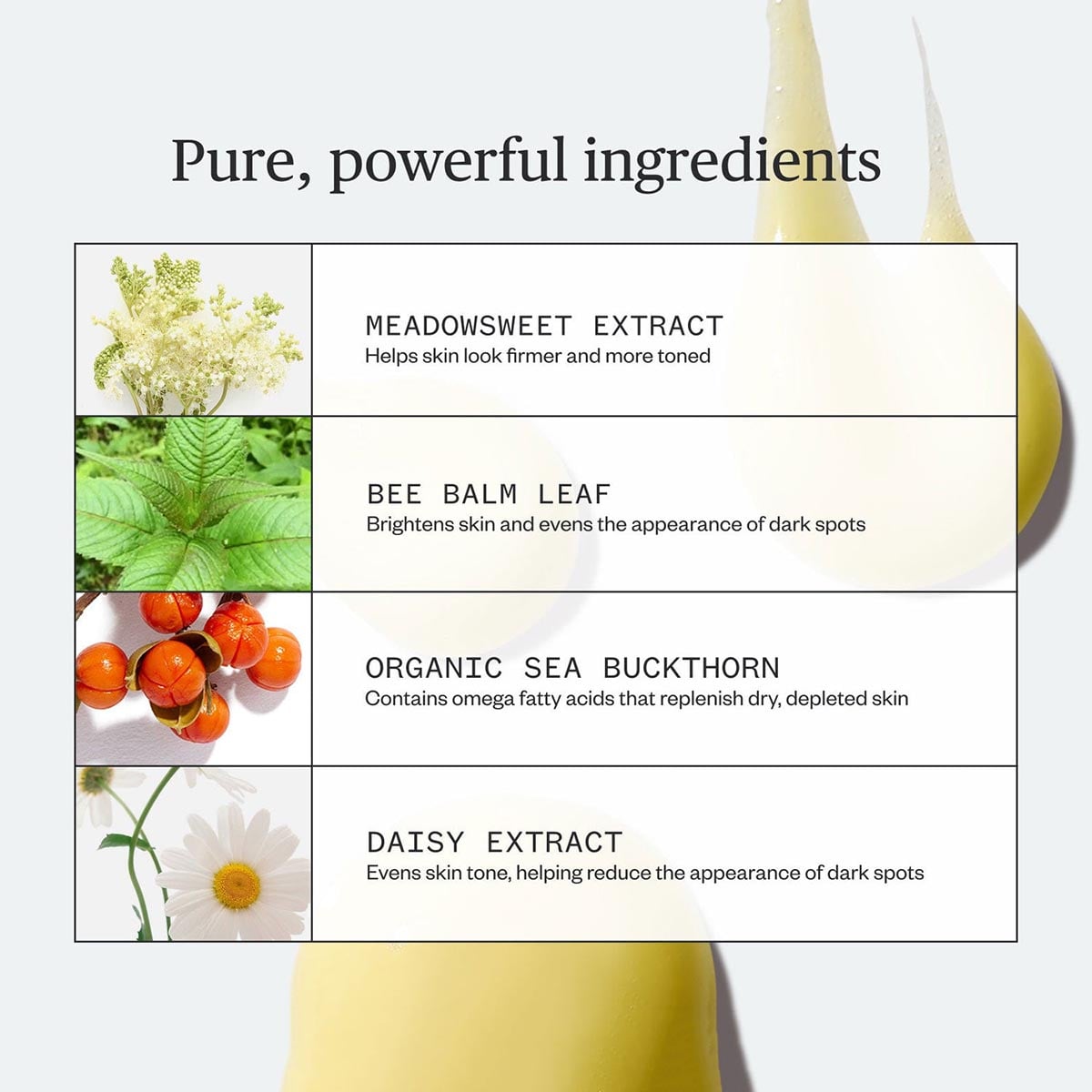 Ursa Major Golden Hour Body Serum ingredients.