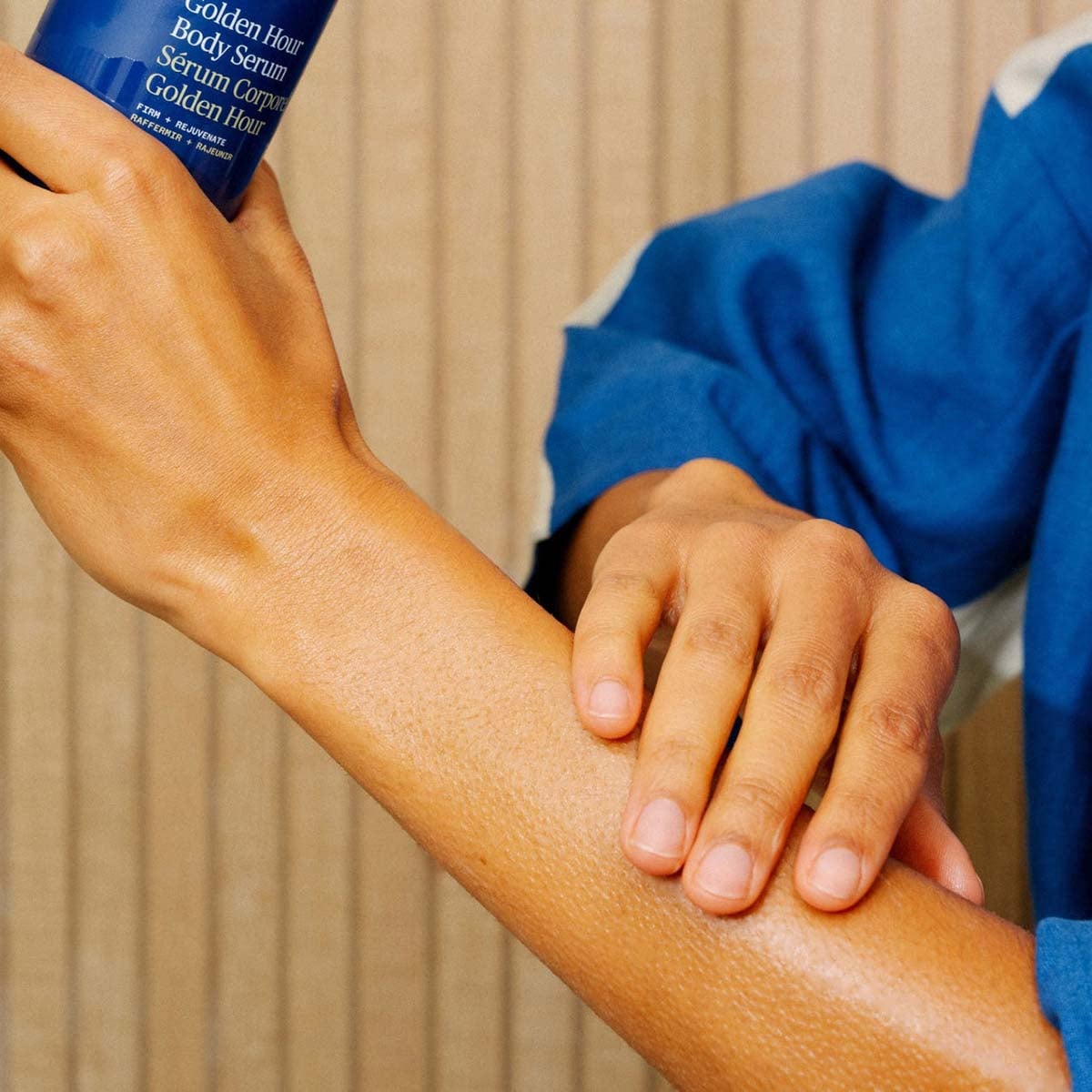 Ursa Major Golden Hour Body Serum delivers a heavy-hitting dose of face-worthy actives to reveal a visible youthful glow.