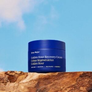 Ursa Major Golden Hour Recovery Cream is a rich yet lightweight formula that absorbs fast to deliver deep hydration and firmer-looking skin.