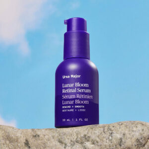 Ursa Major Lunar Bloom Retinal Serum is a renewing nighttime serum for smooth, youthful-looking skin.