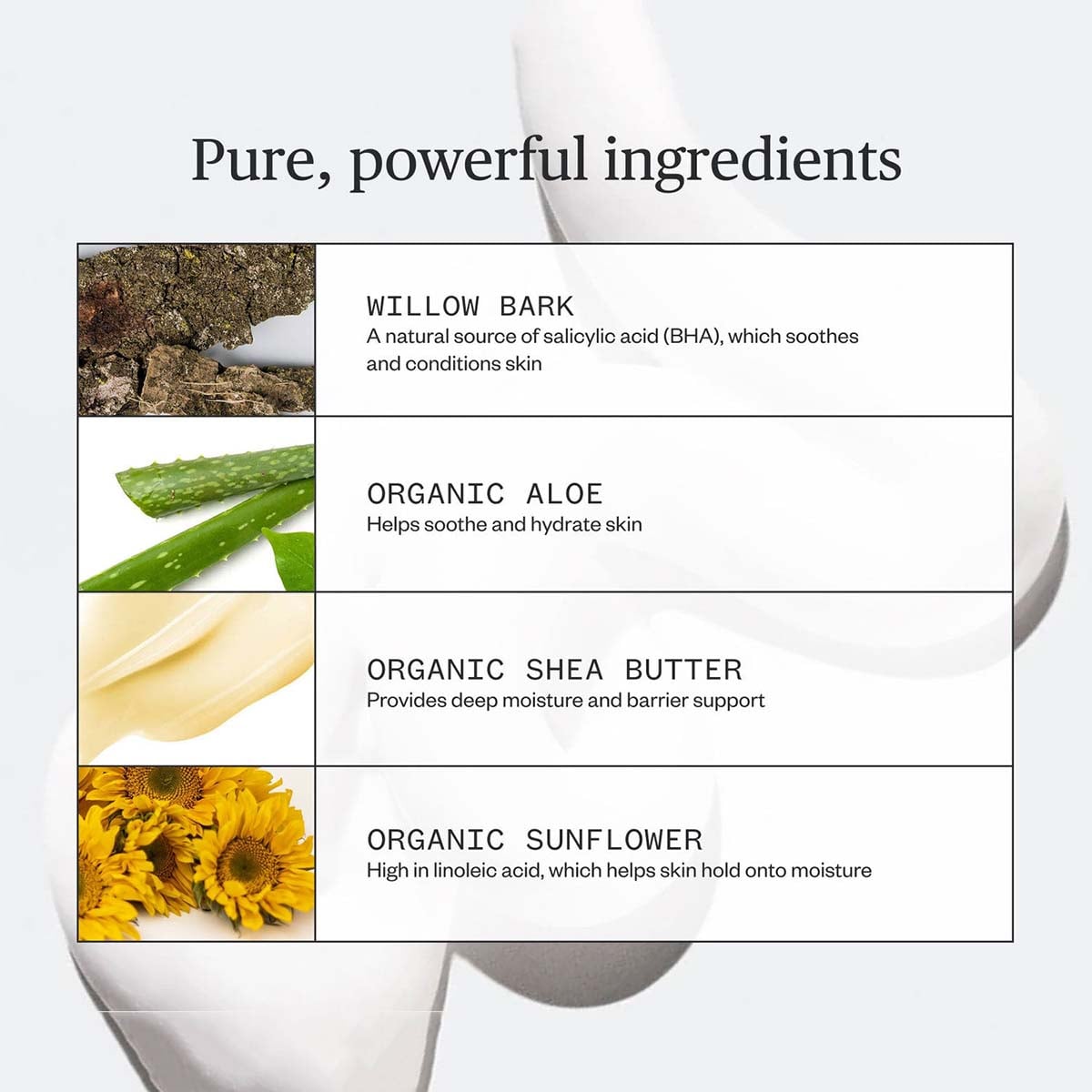 Ursa Major Stellar Shave Cream ingredients.