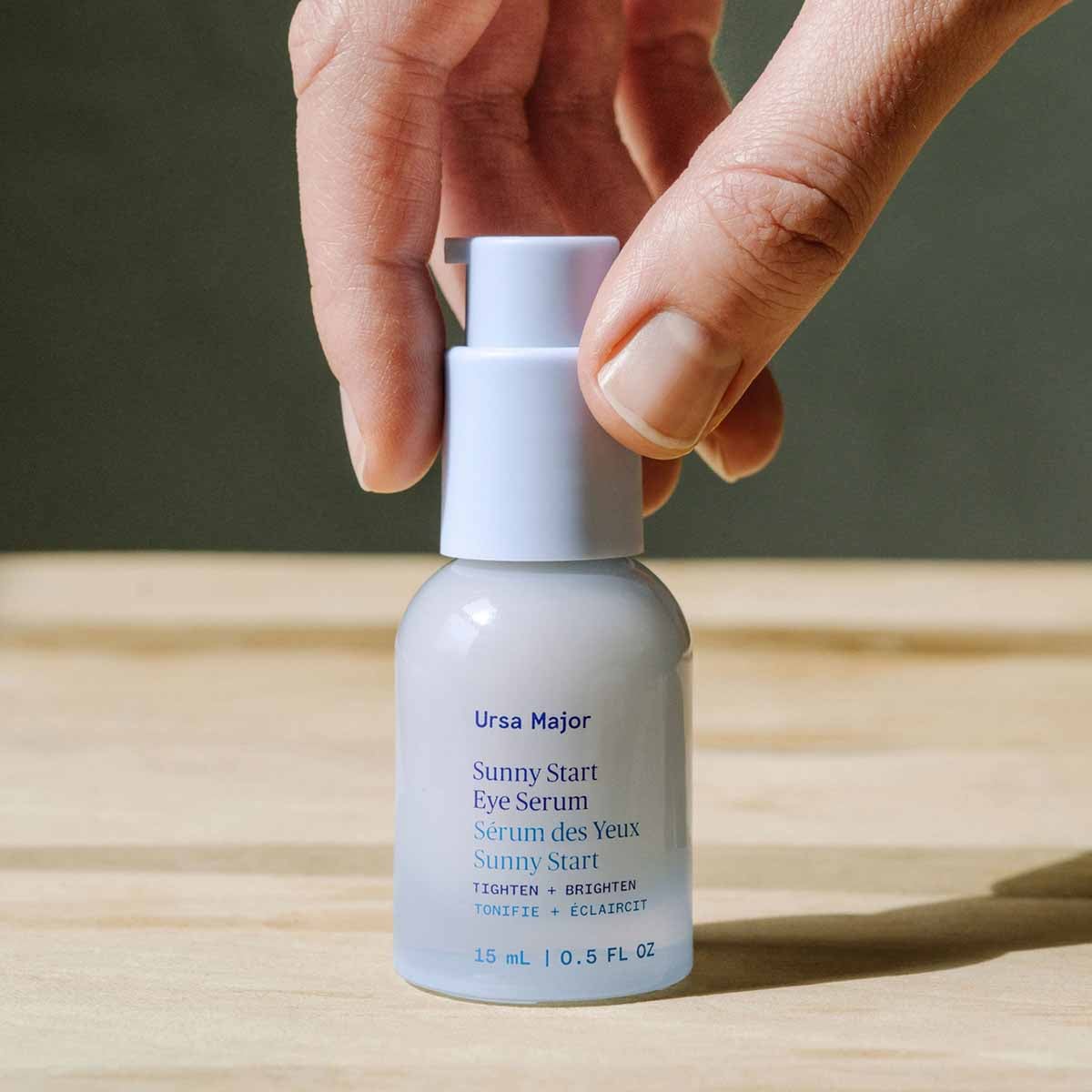 Ursa Major Sunny Start Eye Serum is a revitalizing eye treatment that tightens, brightens, and de-puffs.